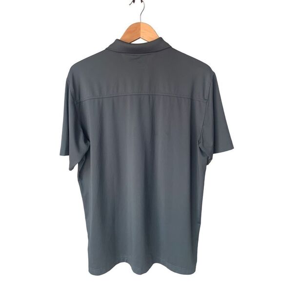 Callaway Men’s Golf Opti-Stretch Solid Polo In Dark Gray - Picture 3 of 9